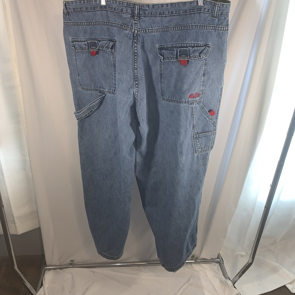 VTG MacGirl Wide Leg Skater Y2k 90's Size 26 48x30 Jnco Style Jeans Carpenter